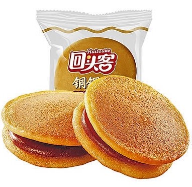 回头客 经典【铜锣烧】红豆馅 / 红豆夹心小糕点 150g